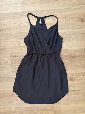 Gentle Fawn Anthropologie Gray crossover mini Dress Size small